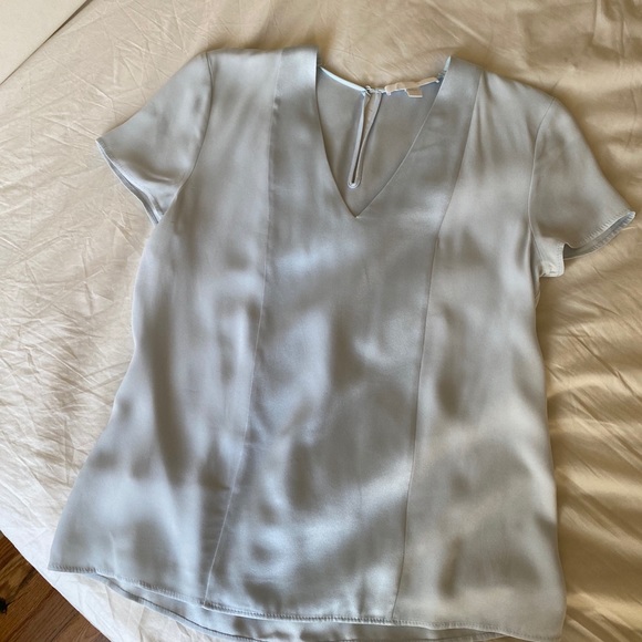 Boss Light Blue Blouse 6 - Picture 5 of 8